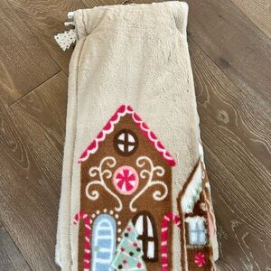 Cupcakes & Cashmere Gingerbread Fur Throw Blanket